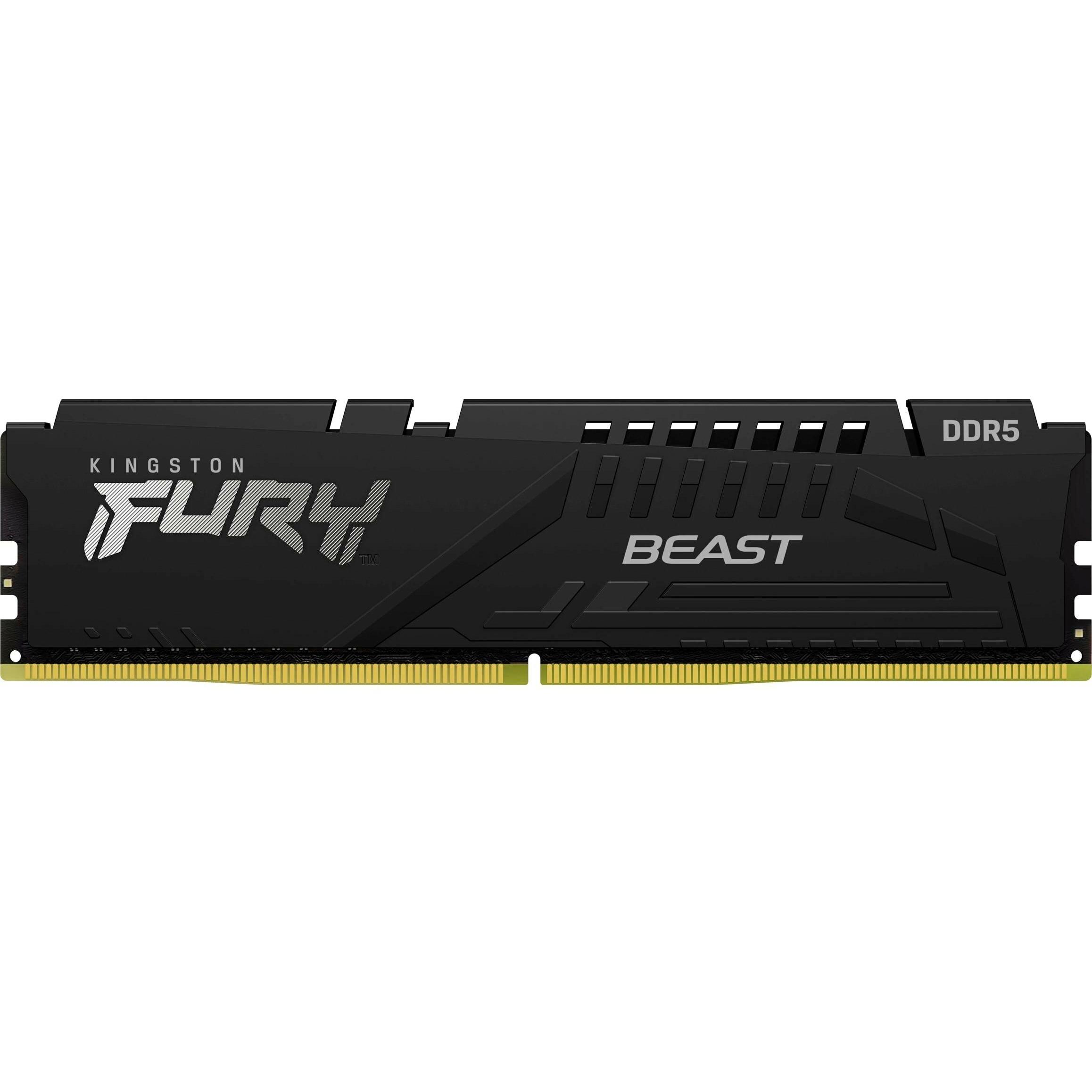 Kingston 32GB 5600MT/s DDR5 CL40 DIMM FURY Beast Schwarz (1 x 32GB