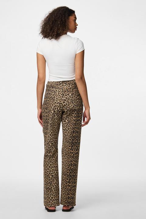 Actual product image Pieces PCSALUME HW Leoprint Straight Fit Jeans (29)