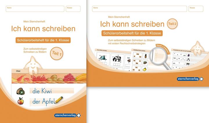 Actual product image Ich kann schreiben Teil 1 und 2 im Set - Schülerarbeitshefte für die 1. Klasse (German, Katrin Langhans, 2022)