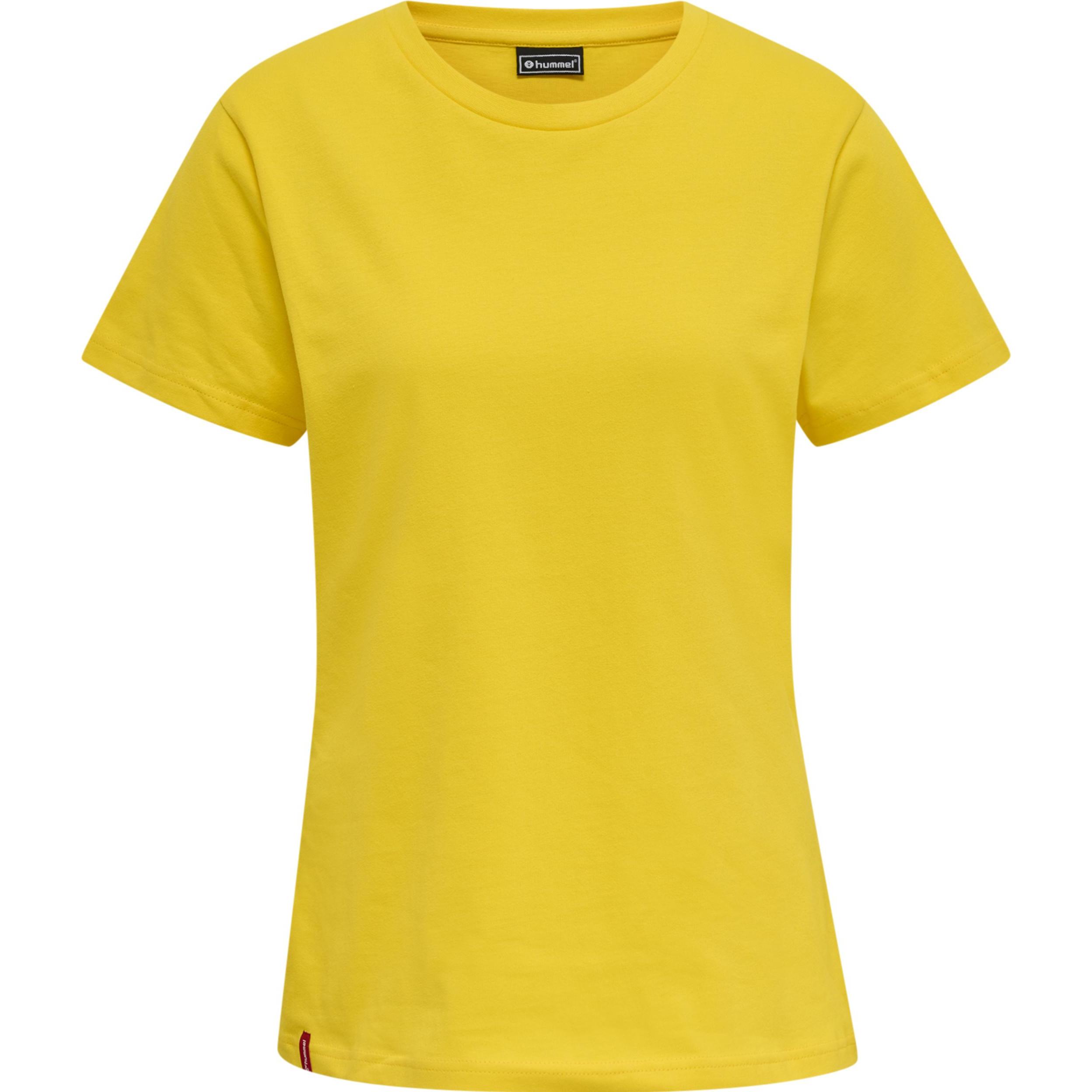 hummel, Damen, Sportshirt, Red Heavy T-Shirt S/S Woman (XS), Gelb, XS