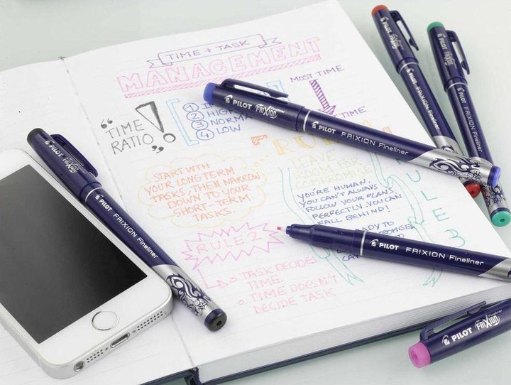Actual product image Pilot FriXion Fineliner (Dark Blue, 1 x)