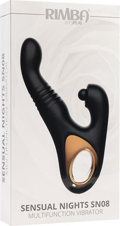 Produktbild Rimba Toys! SN08 - Multifunction Vibrator - Schwarz