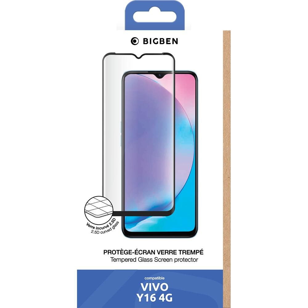 Thumbnail - Bigben Glas Schutzfolie, Bildschirmschutz (1 Stück, Vivo Y3), Smartphone Schutzfolie, Schwarz
