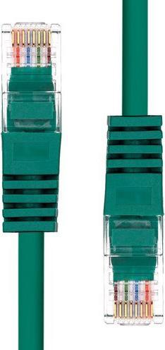 Produktbild ProXtend U/UTP CAT5e PVC AWG 24 CU Green 0.5M (U/UTP, CAT5e, 0.50 m)
