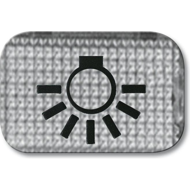 Busch-Jaeger Tastersymbol, Taster + Schalter, Transparent