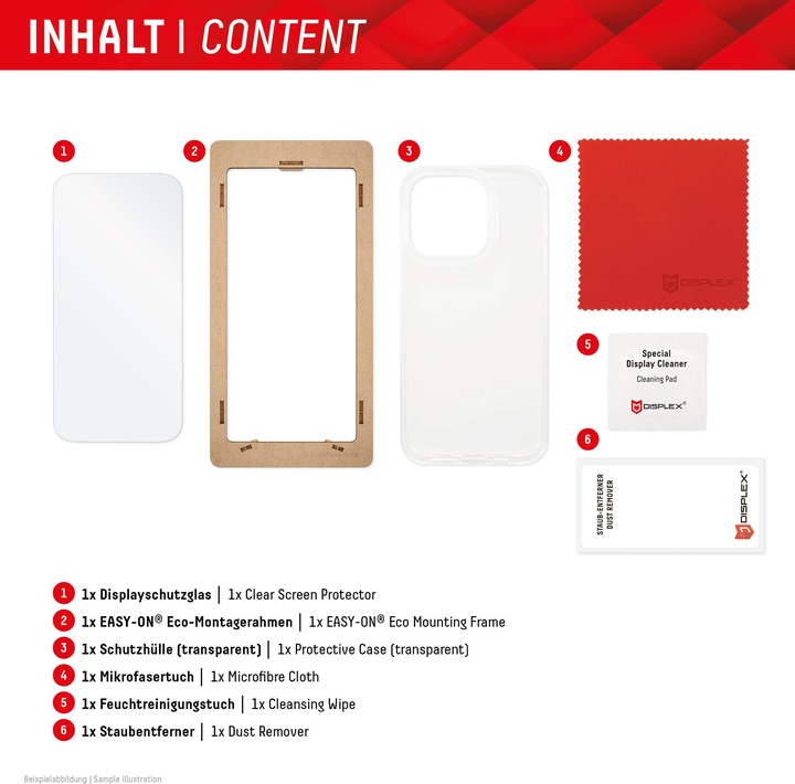 Image du produit Displex Real Glass, 2D Panzerglas + Handyhülle (1 pièce(s), Samsung Galaxy S24, Samsung Galaxy S25)