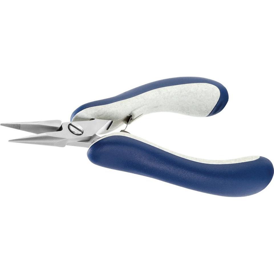 Wetec, Zange, Spitzzange, lang, Greifflächen geriffelt (143 mm)