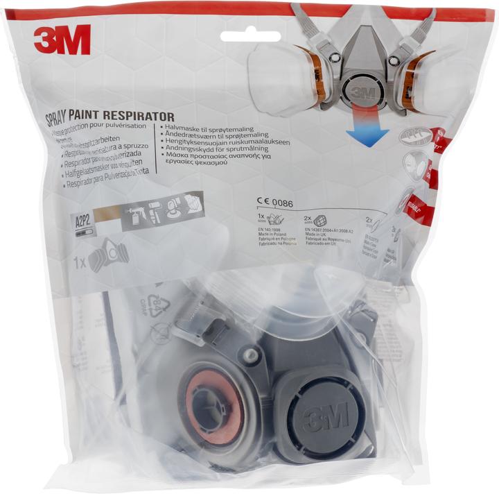 Produktbild 3M Halbmaske mit Wechselfiltern (A2P2, 1 x)