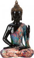 Actual product image IKO Buddha "Colorful Art" h=31cm w=18cm (31 x 18 cm)