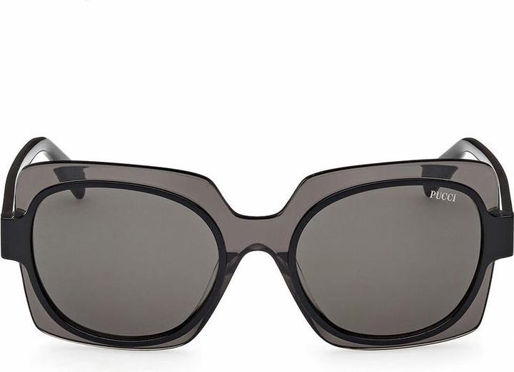Actual product image Emilio Pucci Black Smoke Squared Sunglasses