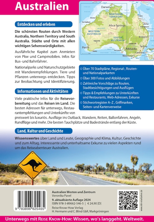 Immagine prodotto Reiseführer Australien - Westen und Zentrum (Tedesco, Pavel, Veronika, 2023)