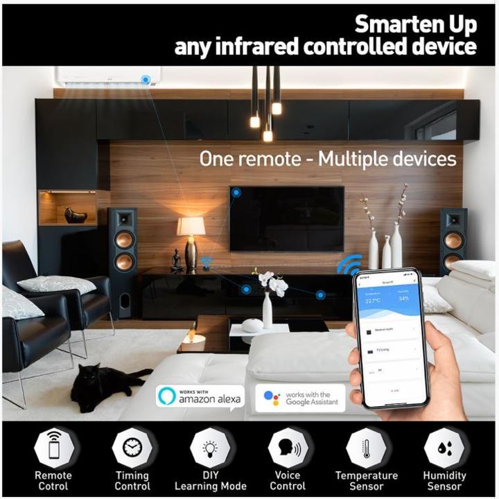 Produktbild Tellur Smart IR WiFi Remote Control&Temperature And Humidity Sensor