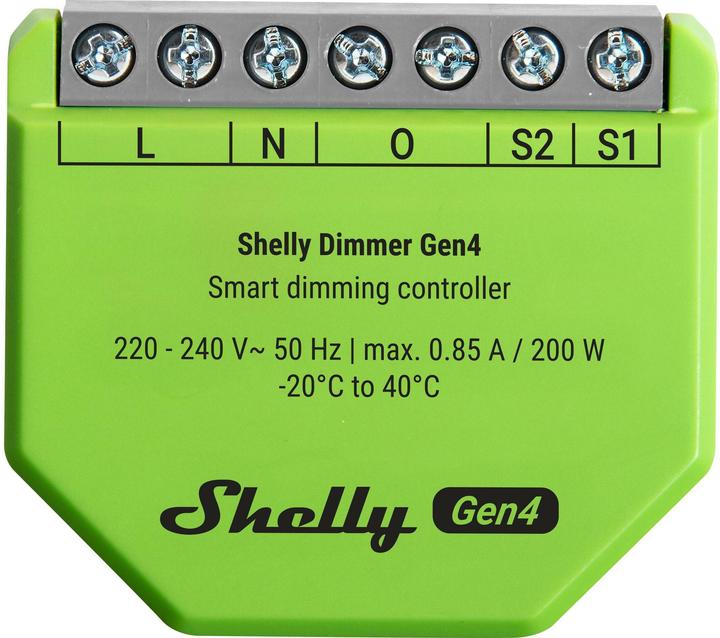 Image du produit Shelly Dimmer Gen4 (Actionneur de variateur)