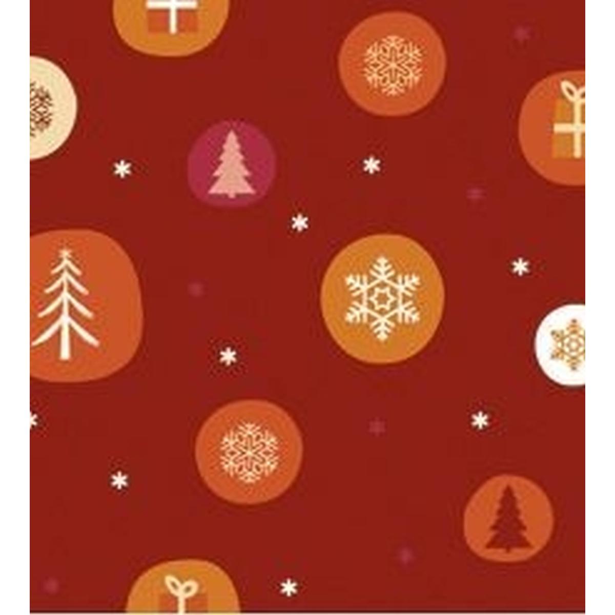 Ursus, Bastelpapier, Transparentpapier 115 g/qm A4 VE=25 Blatt Winterzauber orange/rot Motiv 3 (115 g/m², 25 x)
