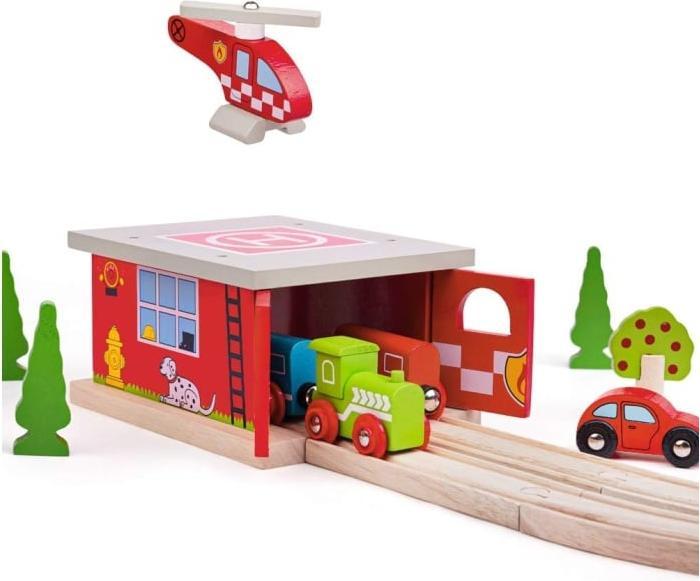 Immagine prodotto Bigjigs Porta antincendio a binario di legno