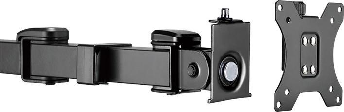Actual product image LogiLink 2 compartment monitor mount 17 - 32"sleeve length adjustable (Table, 32", 12 kg)
