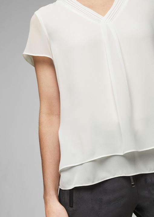 Immagine prodotto s.Oliver Bluse Layering-Bluse aus Chiffon (44)