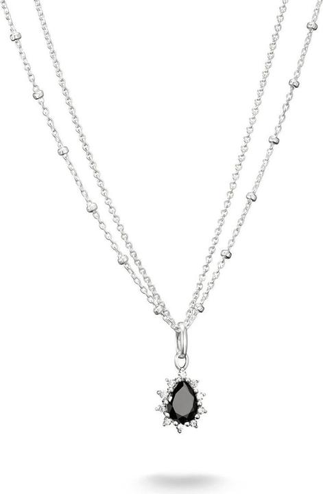 Image du produit Thomas Sabo Halskette True Romance Schwarzer Stein Silber (Argent 925, 45 cm)