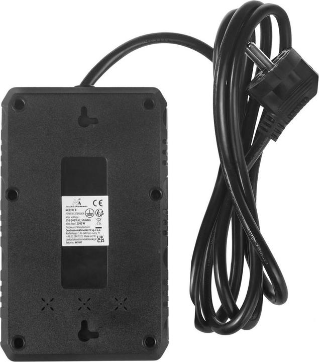 Actual product image Maclean Multiprise 4 prises MCE392 + USB + Interrupteur 1,50m (Noir) (4x, USB-A, 1.50 m)