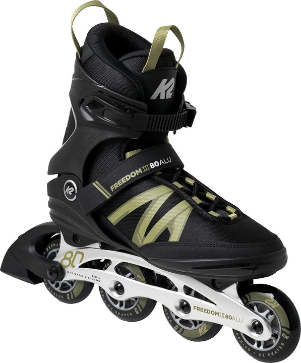 Image du produit K2 Patin à roulettes en ligne Freedom III 80 Alu Man (41.5 (US=8.5), design) (43)