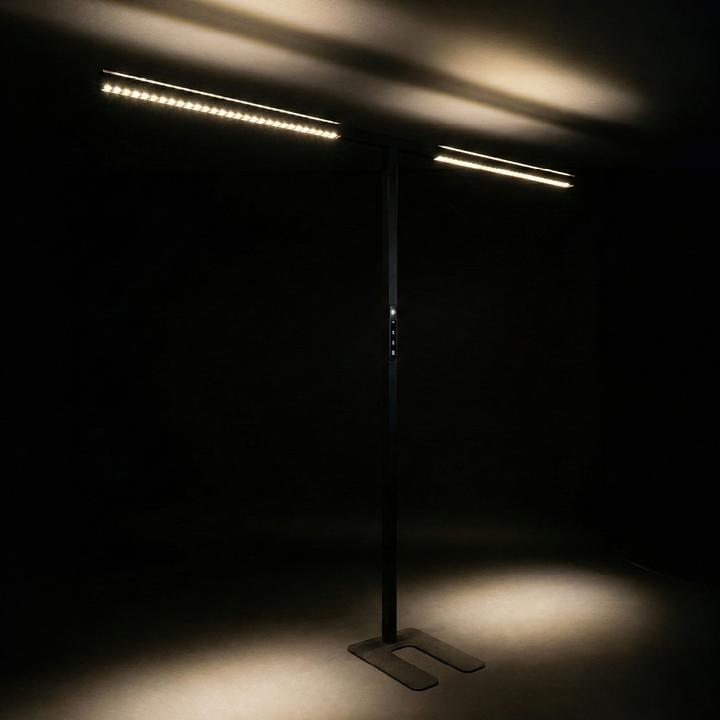 Produktbild Luxula LED-Büro-Stehleuchte - Slim Line, Duo (5000 lm)