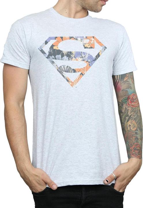 Immagine prodotto Superman Floral Logo 2 Maglietta Uomo (L)
