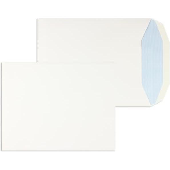 Blanke, Versandtasche + Luftpolstertasche, Versandtaschen 238x310mm 100g/qm gummiert VE=250 Stück weiss (250 x)