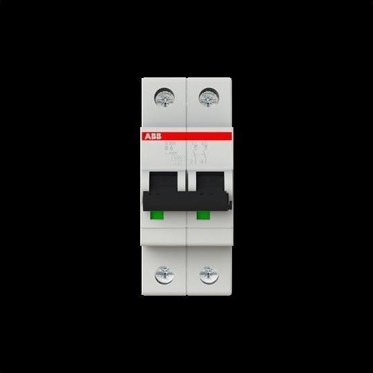 Productafbeelding ABB STOTZ-KONTAKT S202-B6 Aardlekschakelaar B-type 2 2 module(s)