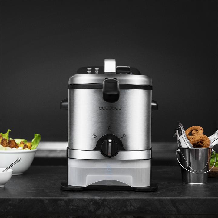 Actual product image Cecotec Fryer compatible Cleanfry 3000 Pro filter 3L (Noir/Argent)