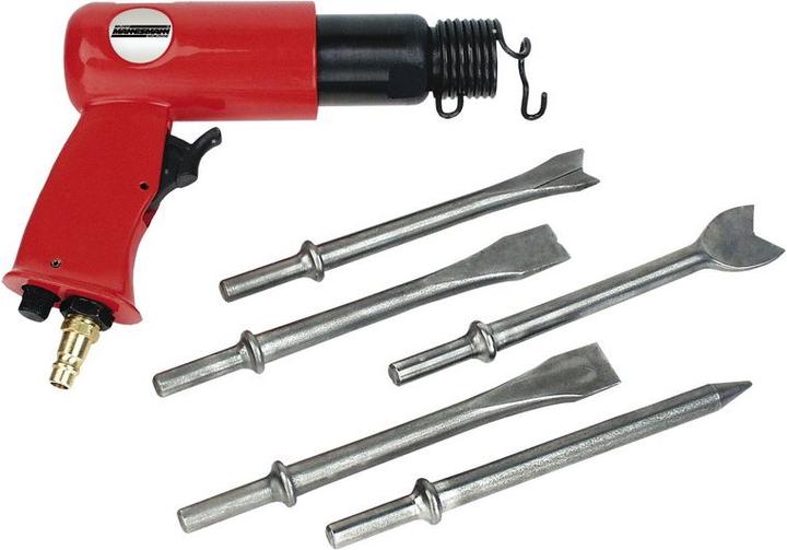 Image du produit Mannesmann Marteau burineur pneumatique avec 5 burins (Air comprimé)