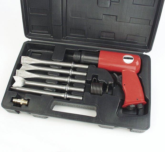 Image du produit Mannesmann Marteau burineur pneumatique avec 5 burins (Air comprimé)