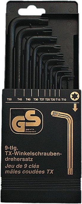 Actual product image Mannesmann TX Angled screwdriver set hexagonal