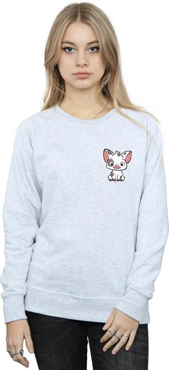 Immagine prodotto Disney Moana Pua The Pig Breast Print Felpa Donna (S)