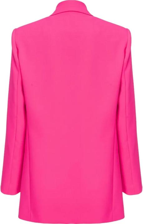 Actual product image Pinko Exagerata Button-Down Crepe Stretch Jacket (40)