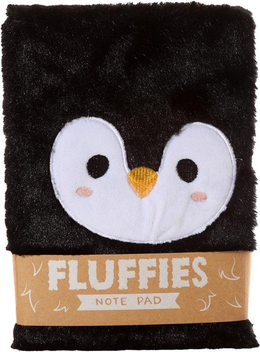 Produktbild Puckator Adoramals Pinguin Fluffies Plüsch Notizbuch (A5)