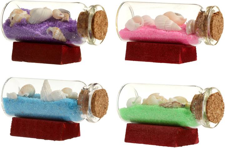 Produktbild Puckator An der Küste Souvenir Magnet - Farbiger Sand & Muscheln in einer Flasche