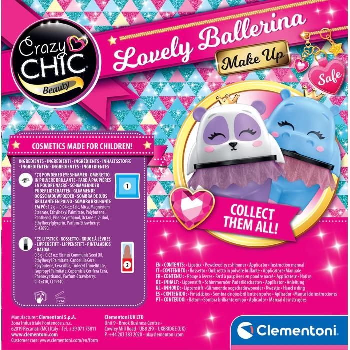 Actual product image Clementoni Crazy Chic - Make Up Set Hippo