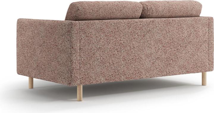 Actual product image Micadoni Sofa, "Eden", 2 Seats, Pink Melange, 146x92x90 Made in Europe (2 person sofa)