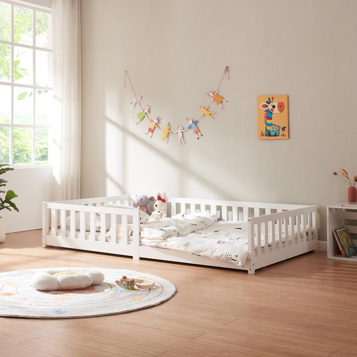 Produktbild En.Casa Kinderbett Tanna 120x200 cm Weiss (120 x 200 cm)