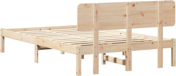 Actual product image vidaXL Holz-Bettgestell (140 x 190 cm)