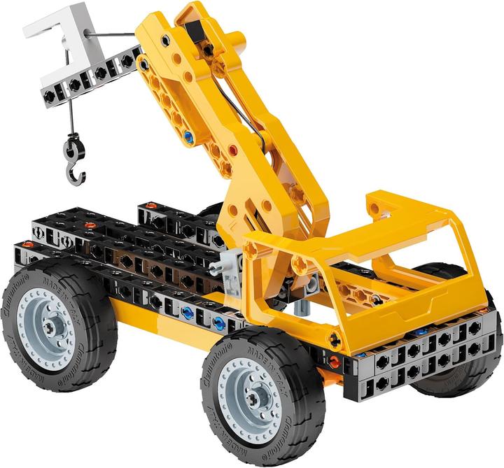Actual product image Clementoni Construction Challenge cranes and elevators