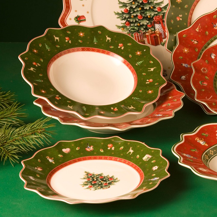 Actual product image Villeroy & Boch Frühstücksteller grün Toy's Delight (1 x, 24.50 cm)