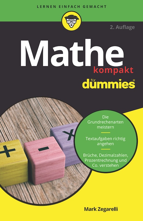 Produktbild Mathe kompakt für Dummies (Deutsch, Mark Zegarelli, 2020)