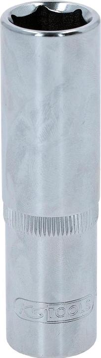 Produktbild KS Tools 1/2" CHROMEplus Sechskant-Stecknuss lang (15 mm)