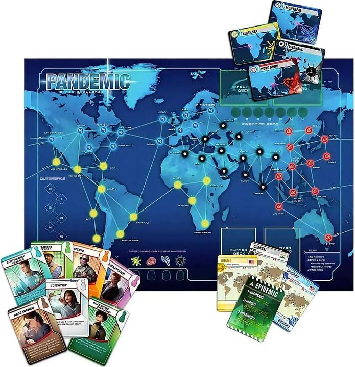 Actual product image Asmodée Pandemia (Italian, 2 - 4 Players)