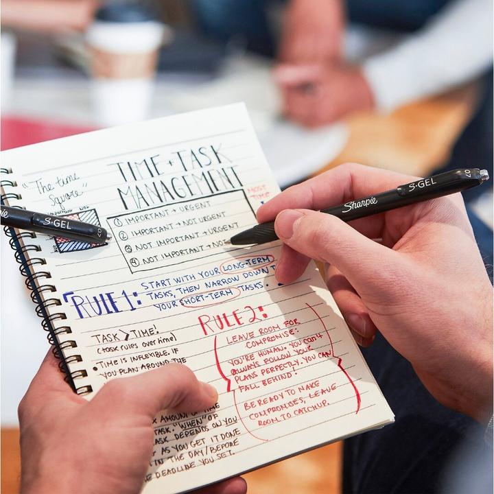 Immagine prodotto Sharpie Penna gel S-Gel (Nero / Blu, 3 x)