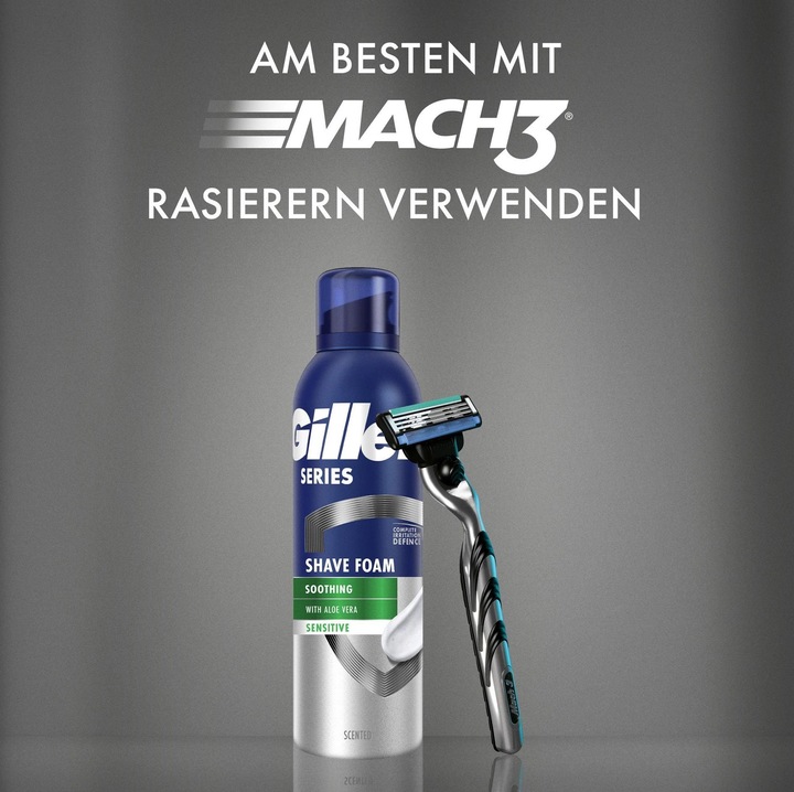 Immagine prodotto Gillette Series Sensitive (200 ml, Schiuma da barba)