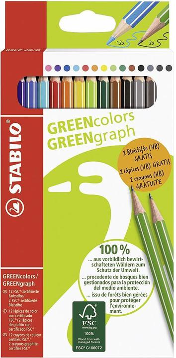 Actual product image STABILO Coloured pencil case (14x)