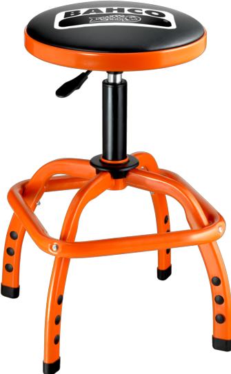 Produktbild Bahco Gepolsterter Werkstatt Drehhocker Stuhl, pneumatisch (35.50 cm, 43 cm)