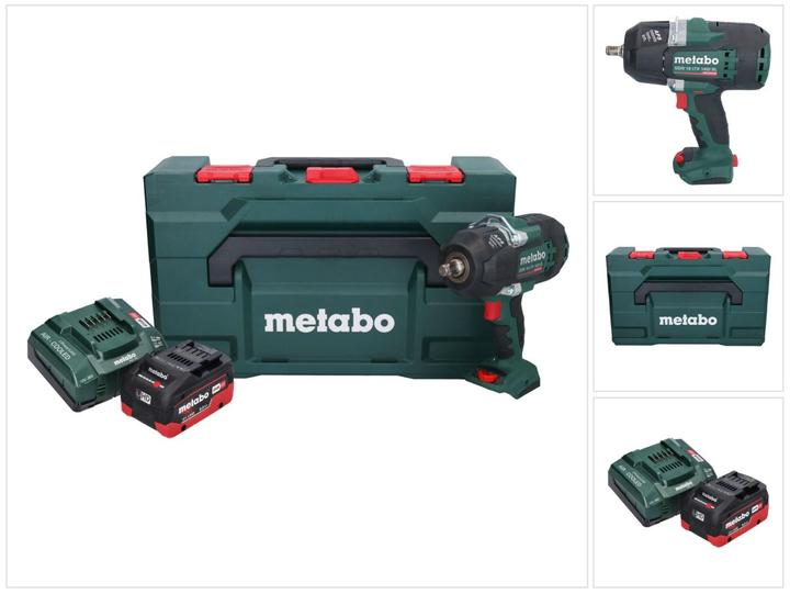Immagine prodotto Metabo SSW 18 LTX 1450 BL Avvitatore a impulsi a batteria 18 V 1450 Nm Brushless + 1x batteria 8.0 Ah + (Batteria ricaricabile)